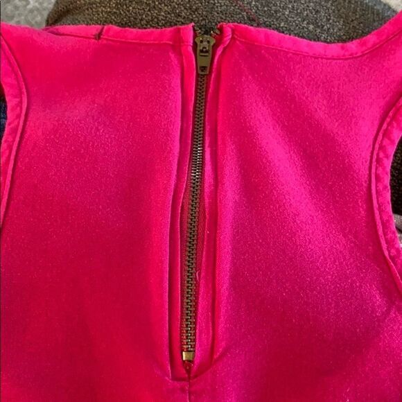 copper Key Pink Zip Back Racerback Tank Top L - Picture 6 of 6